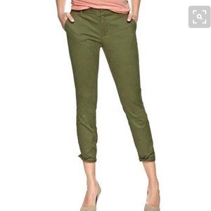 Army Green Skinny Mini GAP pants
